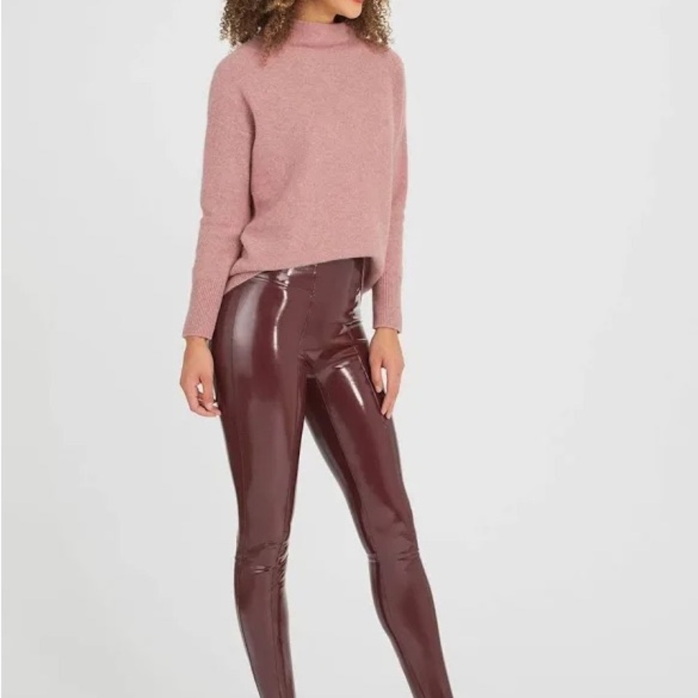 Spanx Faux Patent Leather Leggings